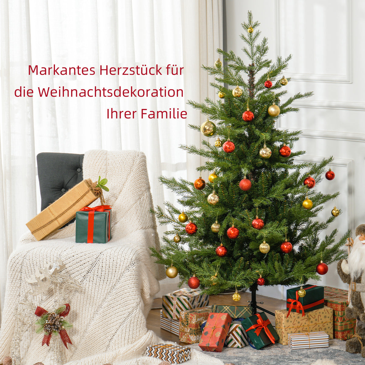Künstlicher Weihnachtsbaum mit üppiger Form