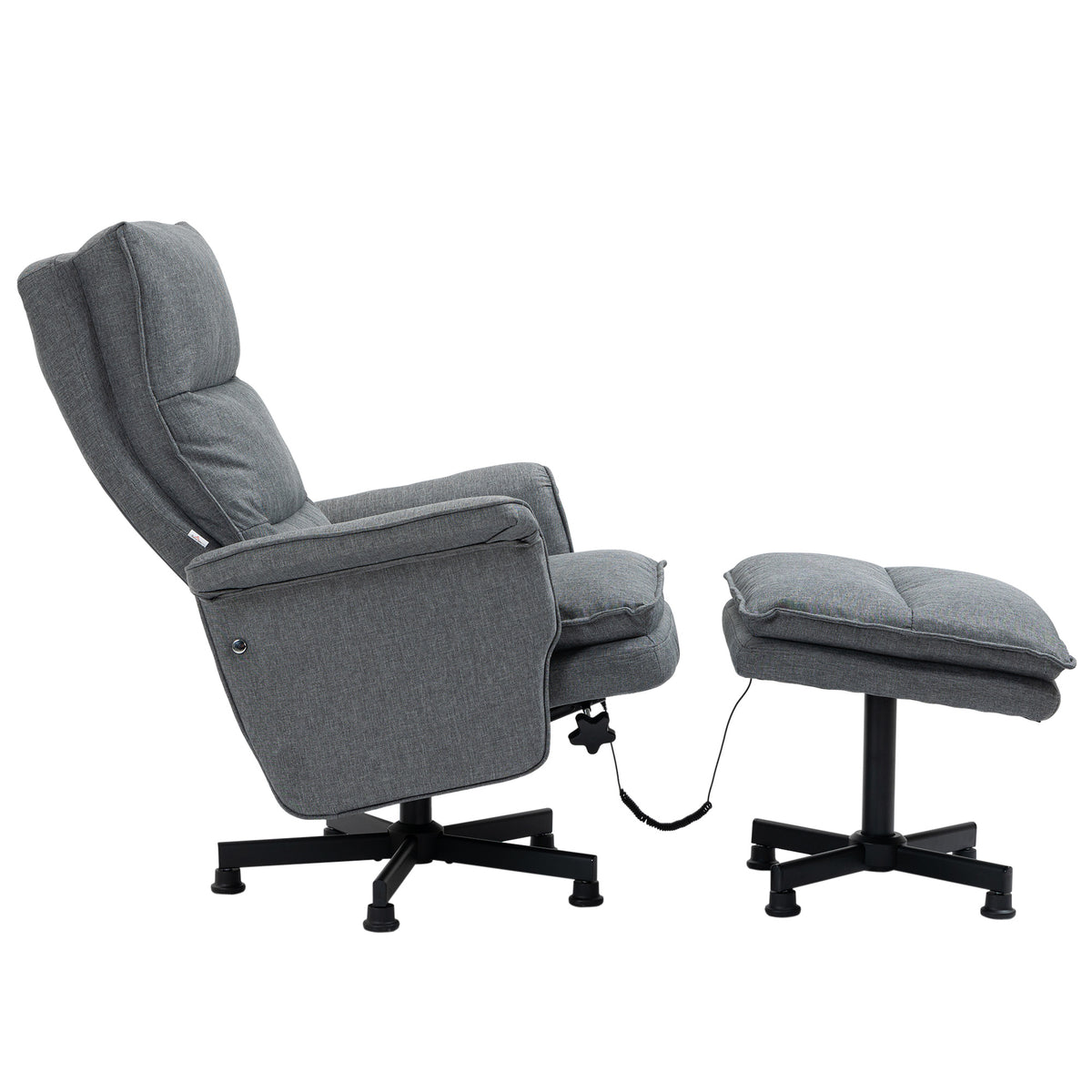 Relaxsessel mit Fußhocker und besonderen Funktionen