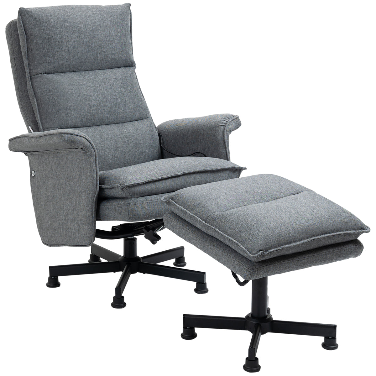 Relaxsessel mit Fußhocker und besonderen Funktionen