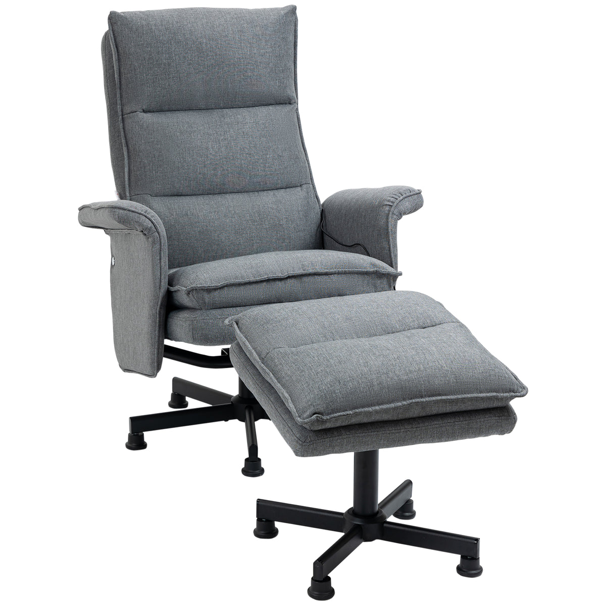 Relaxsessel mit Fußhocker und besonderen Funktionen