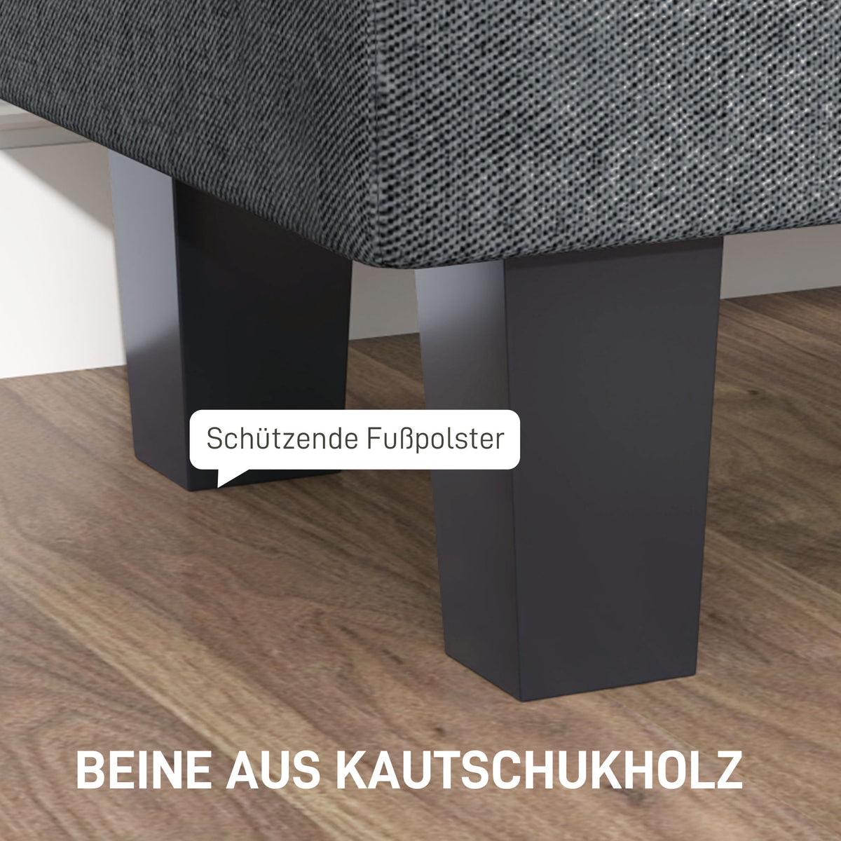 Gepolsterte Sitzbank für Wohn- und Schlafräume