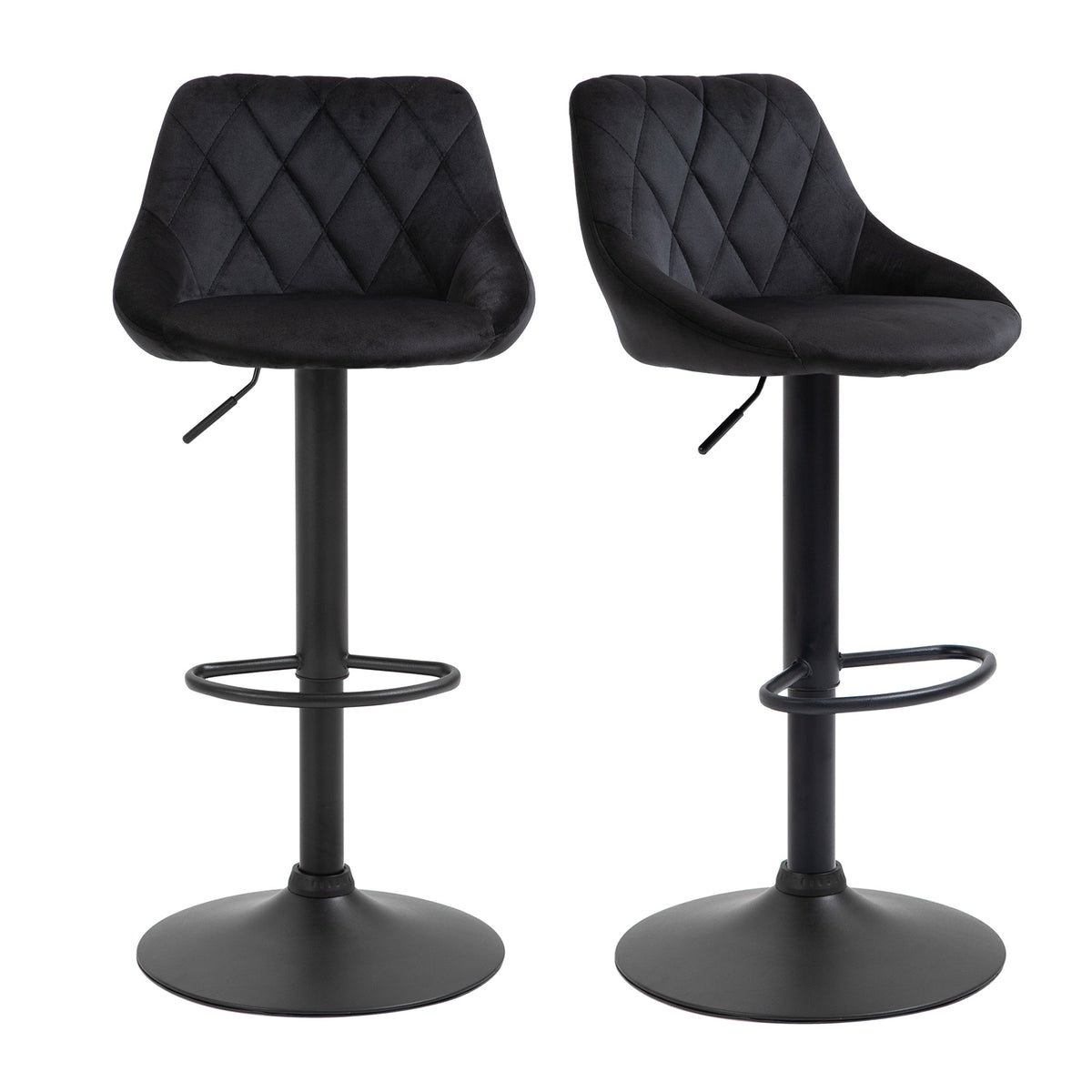 2er-Set Barhocker höhenverstellbar und drehbar