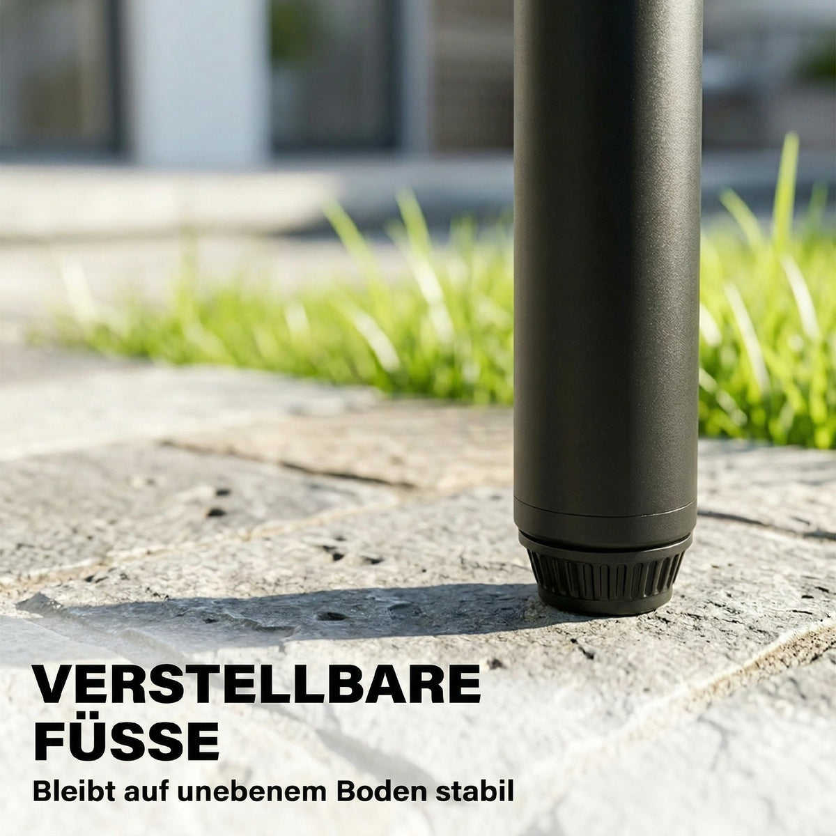 Gartenstuhl-Set aus Eukalyptusholz und Stahl