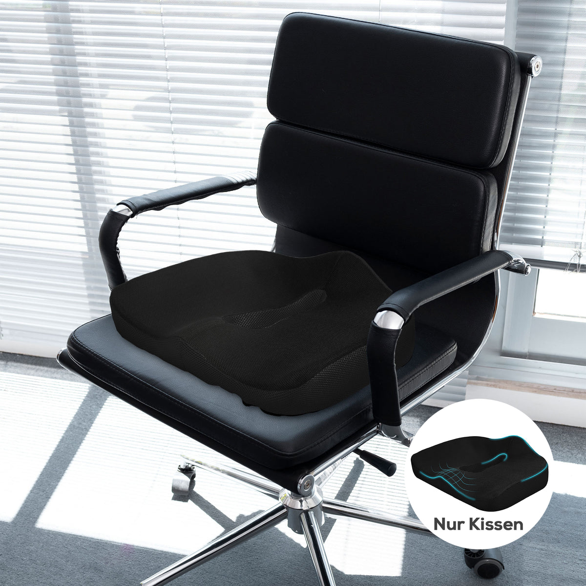 Ergonomisches Sitzkissen aus Memoryschaum