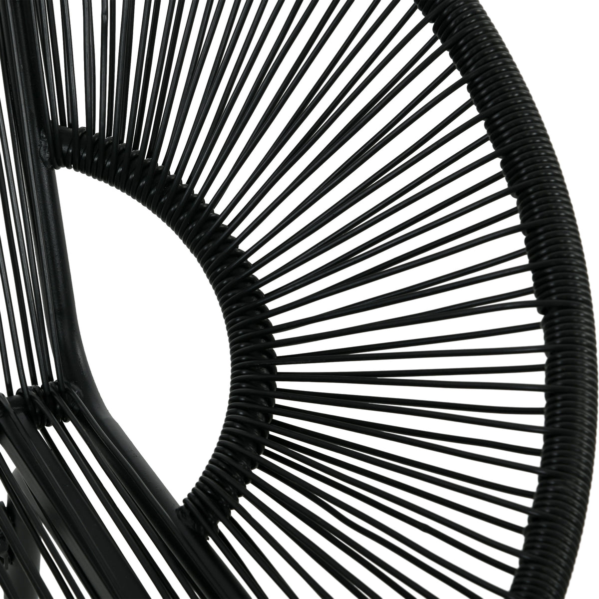 Gartenbank aus PE-Rattan für zwei Personen