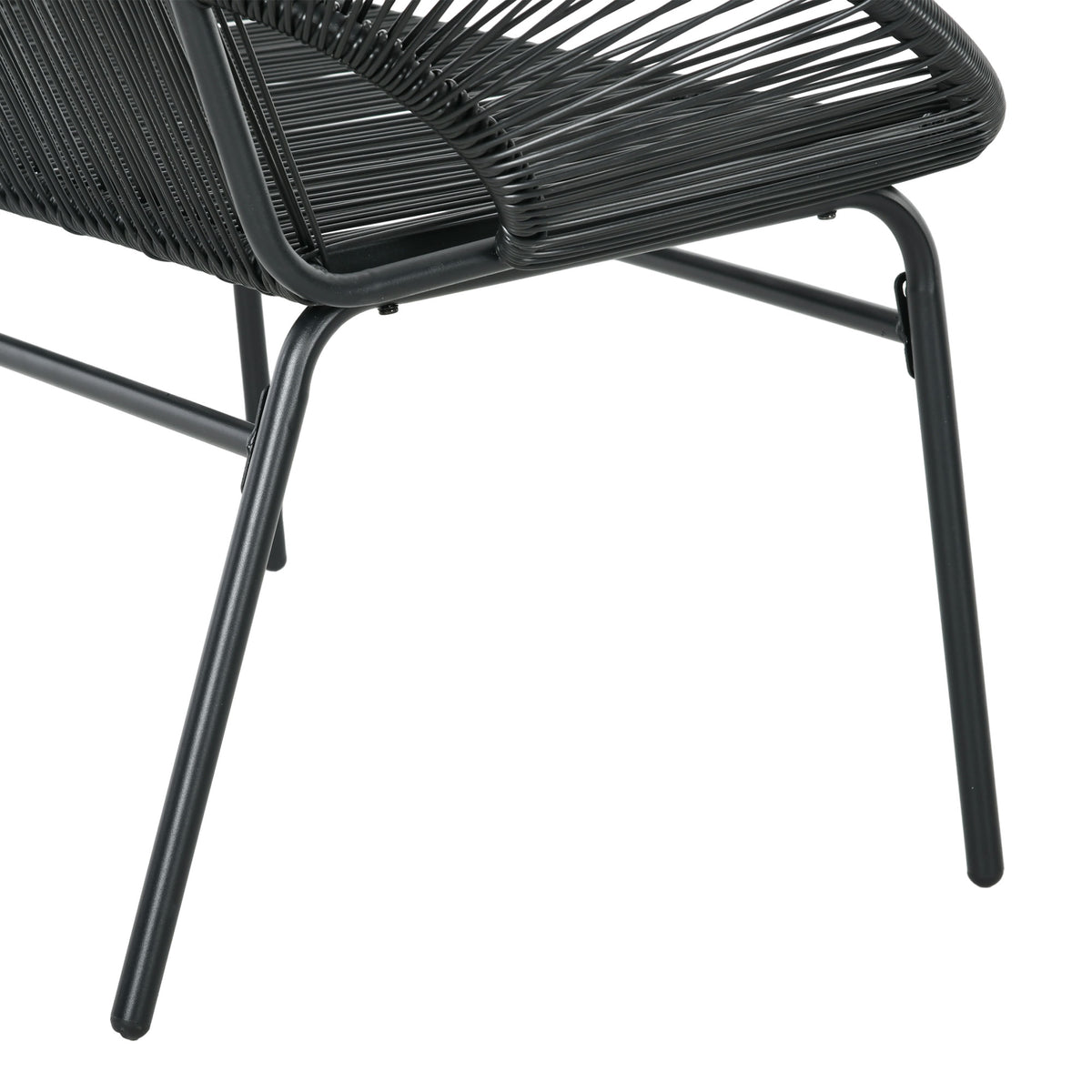 Gartenbank aus PE-Rattan für zwei Personen