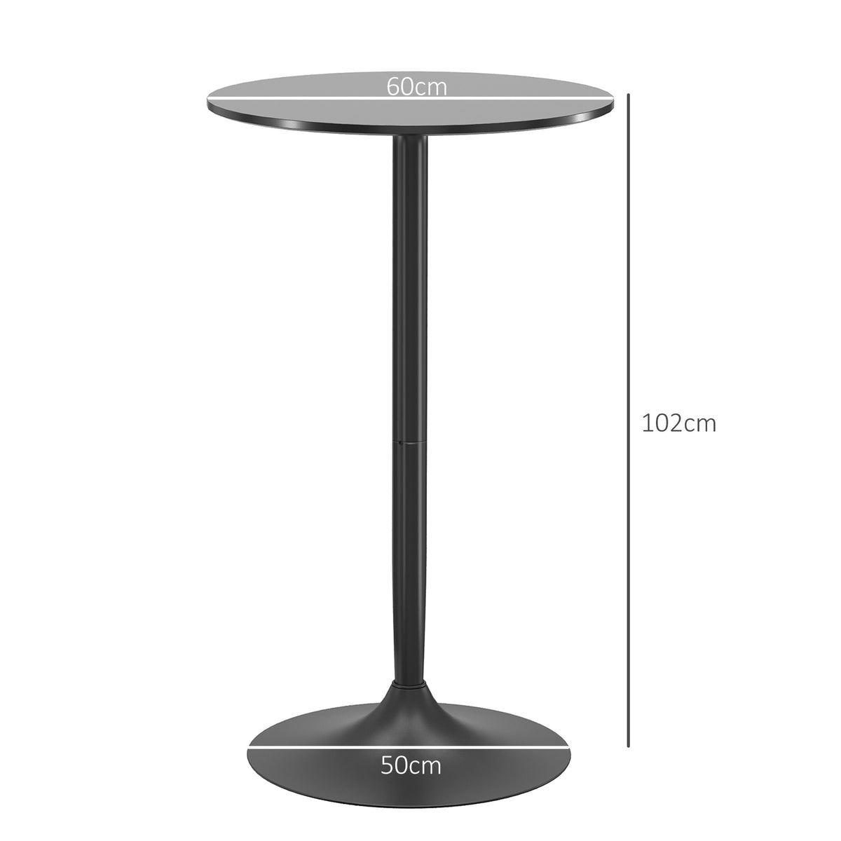 Runder Bartisch für zwei Personen