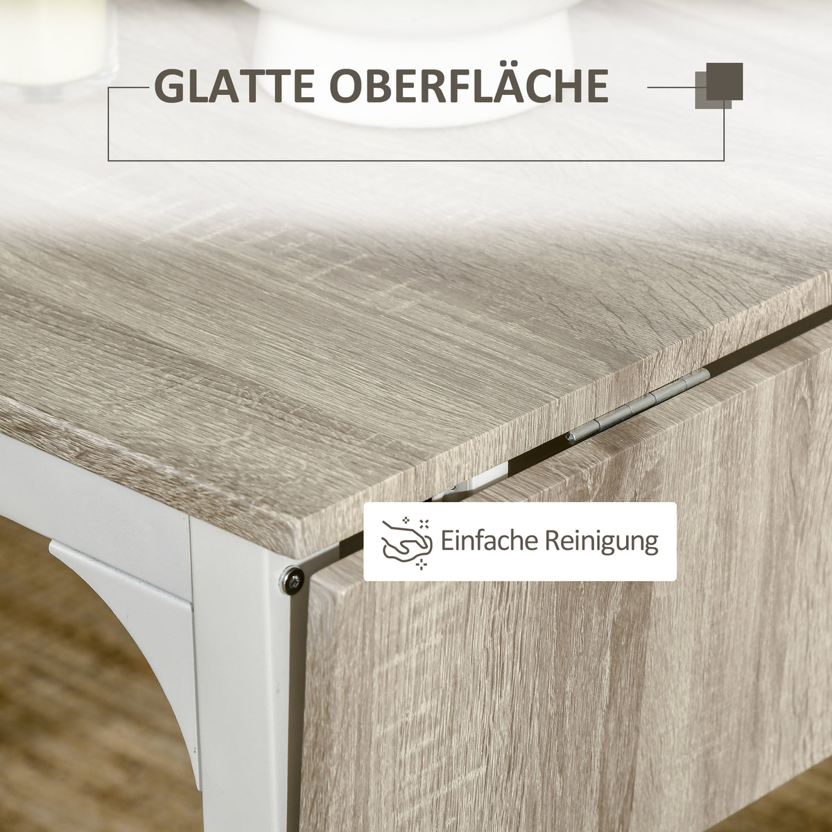 3-teiliges Essgruppen-Set mit Tisch und 2 Stühlen