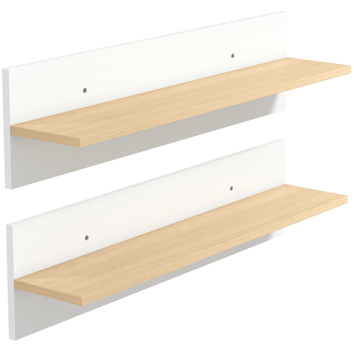 Wandregal 2er-Set aus Holzwerkstoff