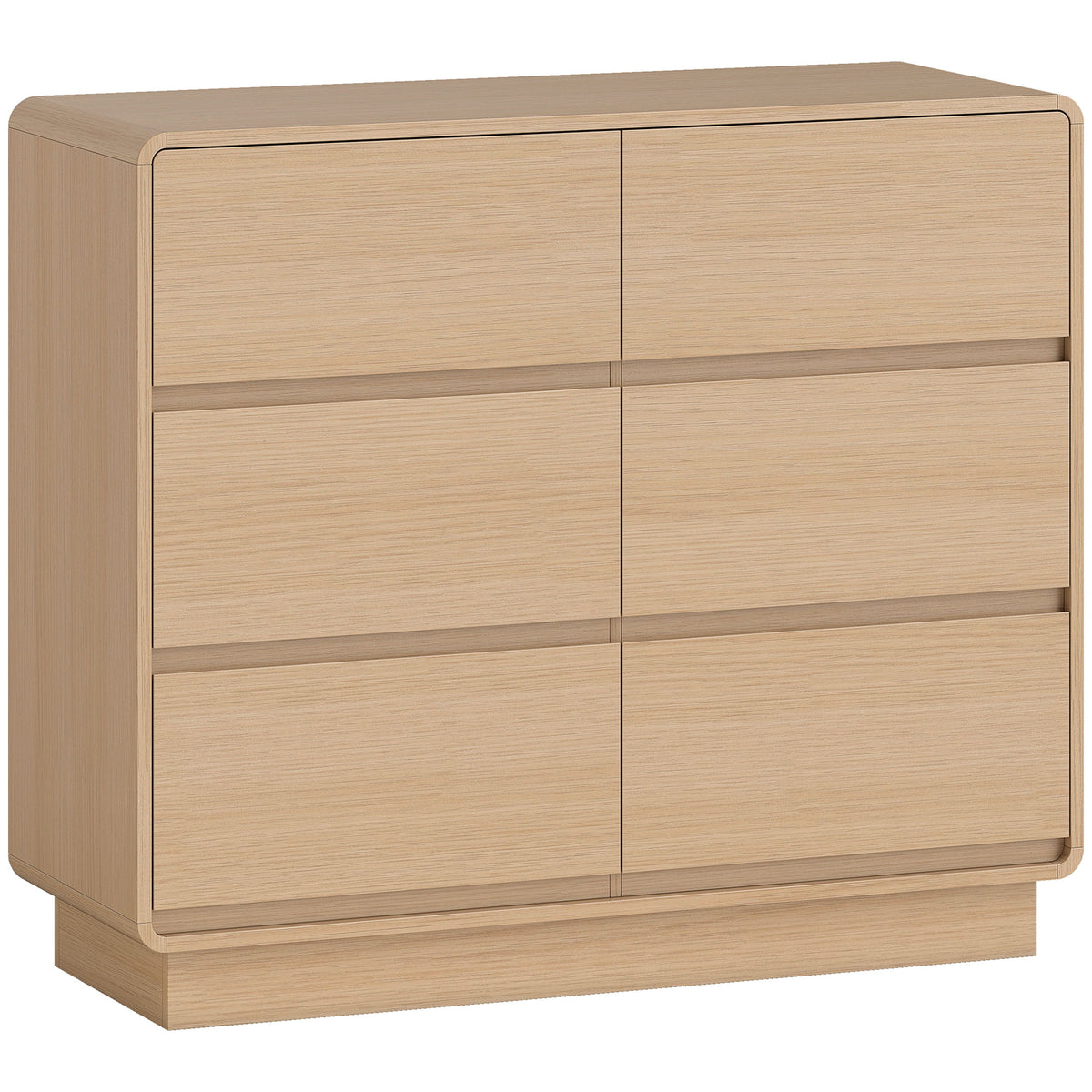 Sideboard 100 cm mit sechs Schubladen