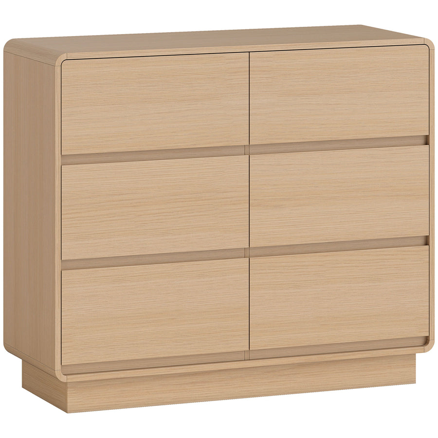 Sideboard 100 cm mit sechs Schubladen