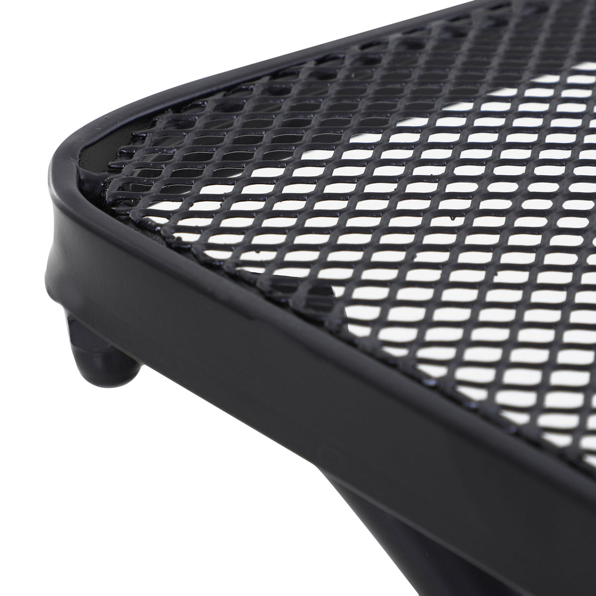 Metall-Gartentisch mit Mesh-Tischplatte